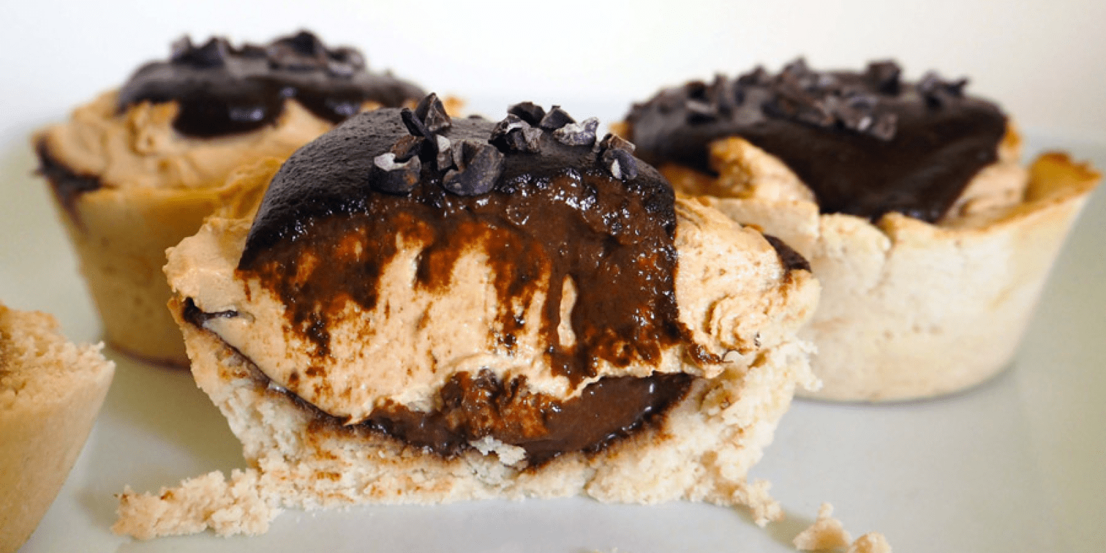 Peanut Butter, Choc & Banana Tarts
