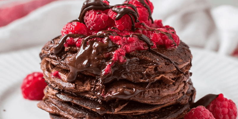 Double Choc Protein Pancakes