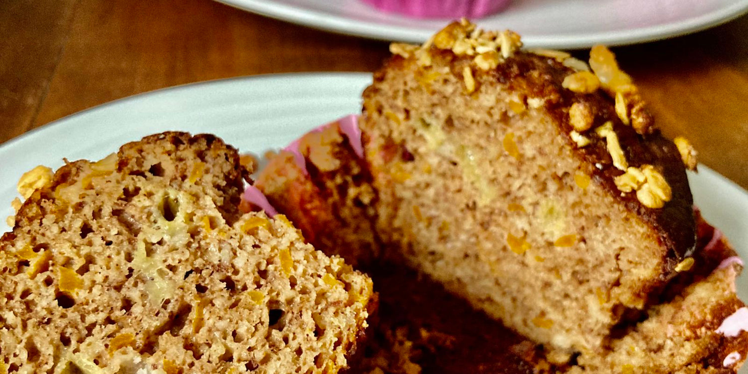 Low Carb Carrot Protein Muffins