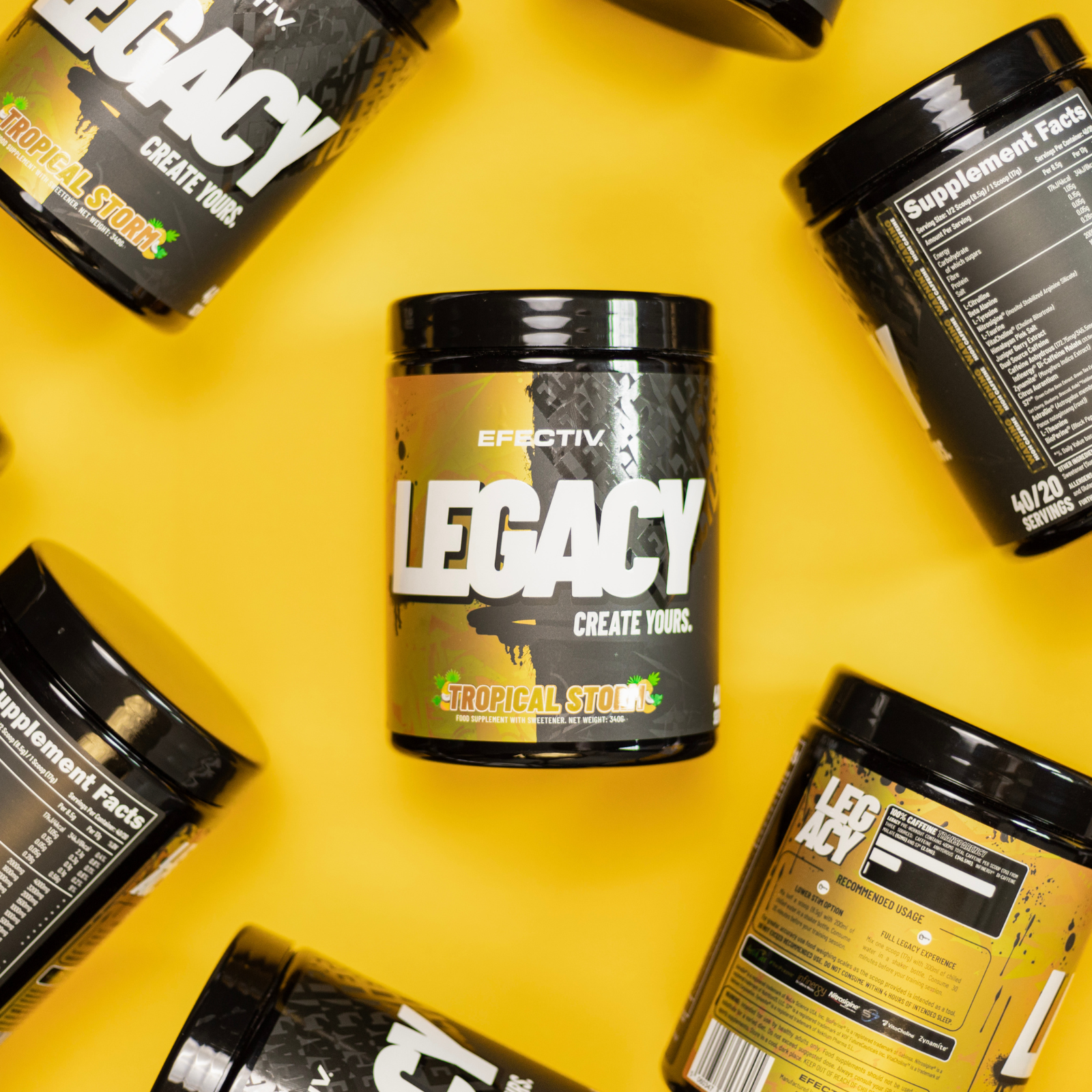 EFECTIV® LEGACY Pre-Workout | 40 Servings | Energy, Focus & Performance
