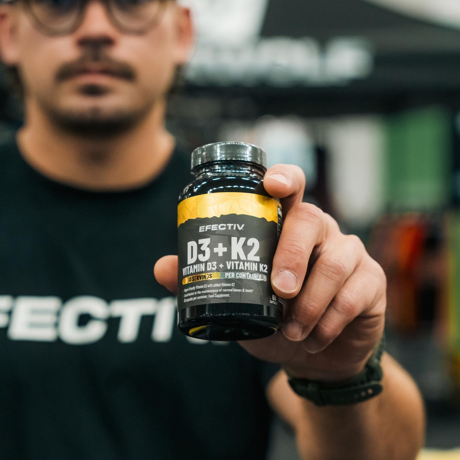 EFECTIV® Vitamin D3 with K2 | 60 Servings | Immune Support
