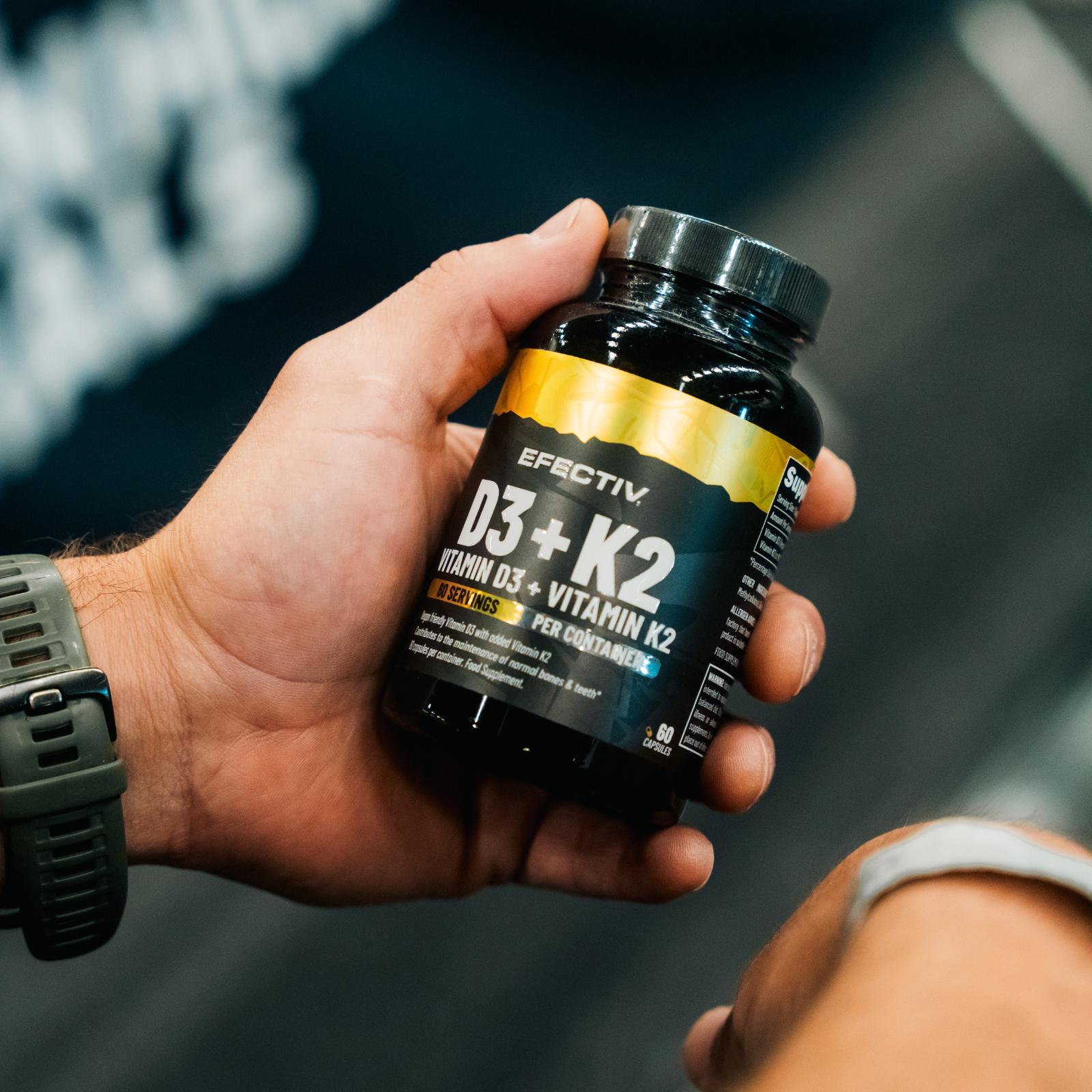 EFECTIV® Vitamin D3 with K2 | 60 Servings | Immune Support