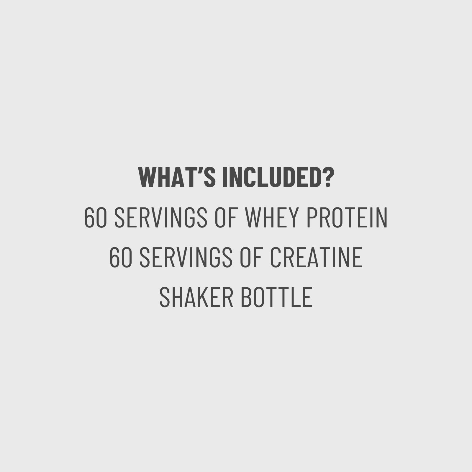 EFECTIV® Essentials Starter Pack | Whey Protein | Creatine | Shaker Bottle