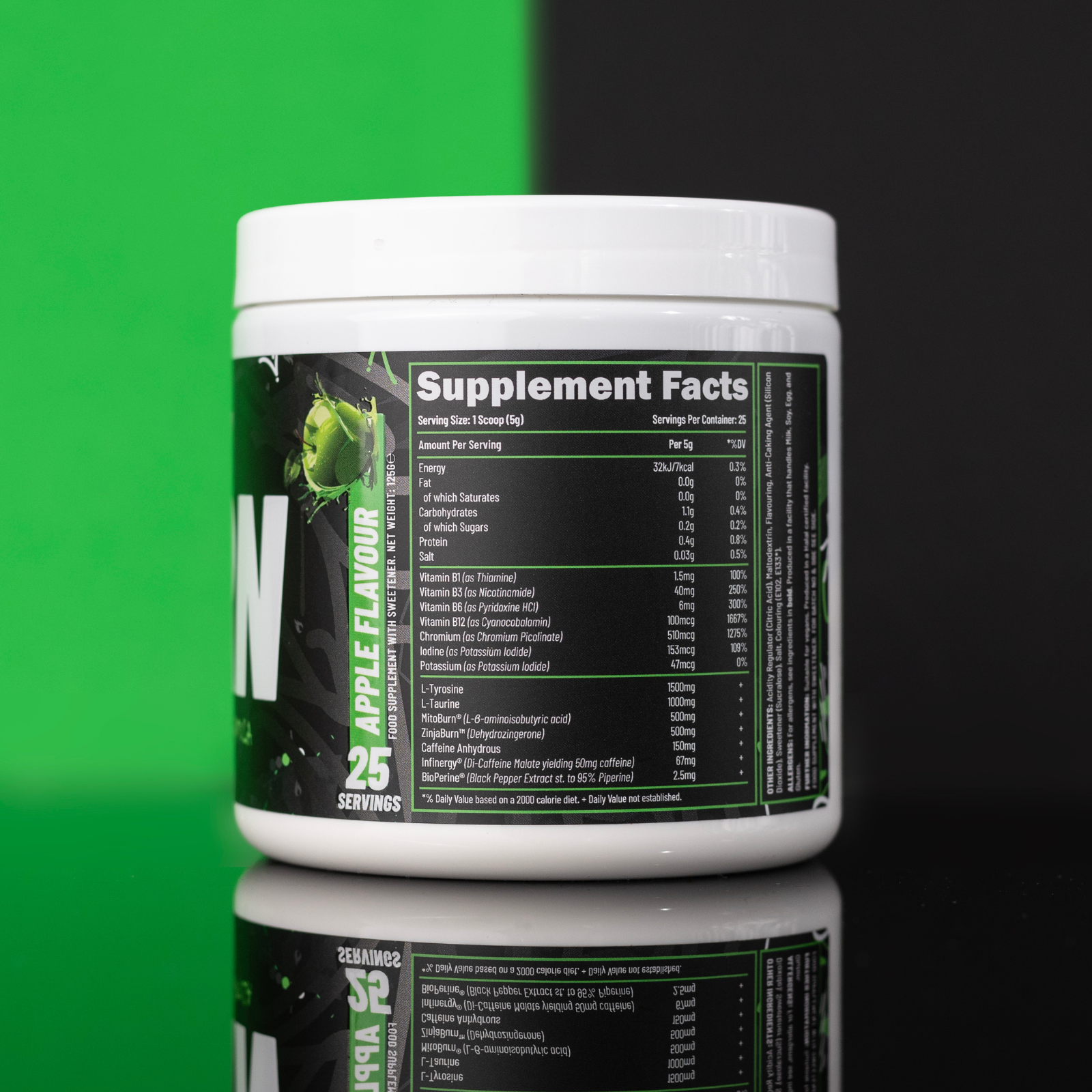 EFECTIV® Burn Pre-Wokout | 25 Servings | Premium Thermogenic