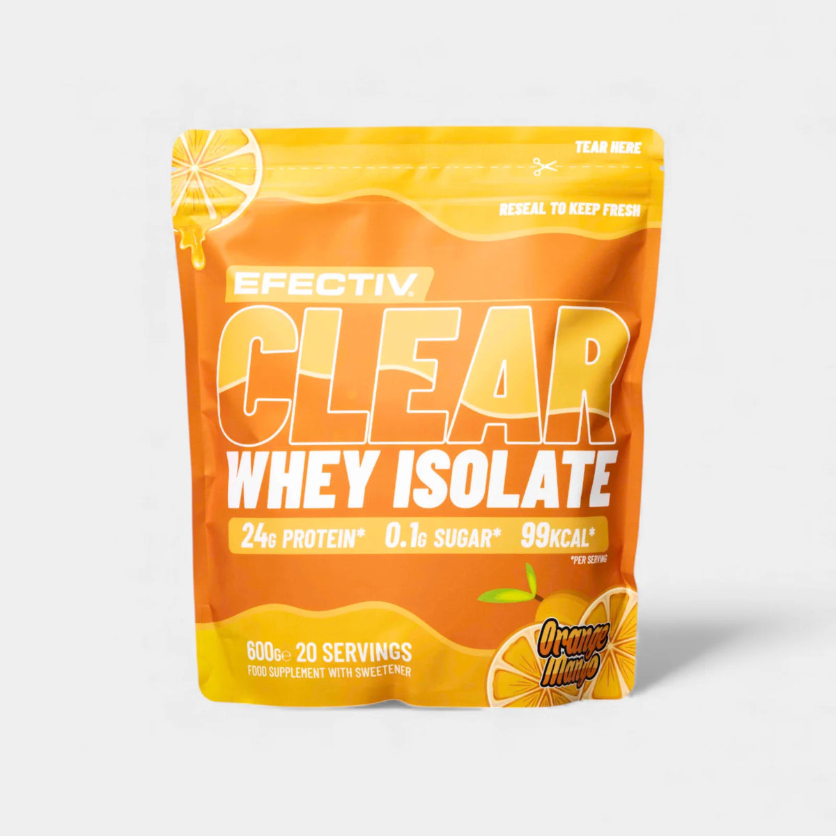 EFECTIV® Clear Whey Protein Isolate | 20 Servings | Muscle Recovery