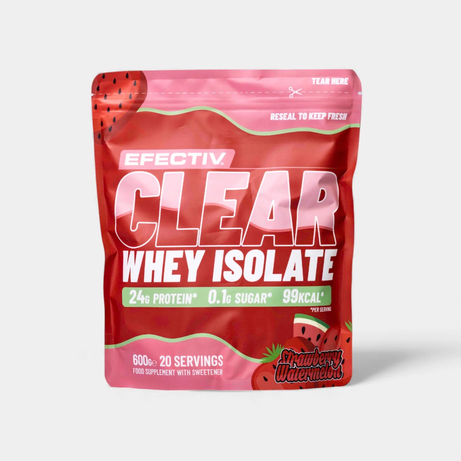 EFECTIV® Clear Whey Isolate | 20 Servings | Muscle Recovery