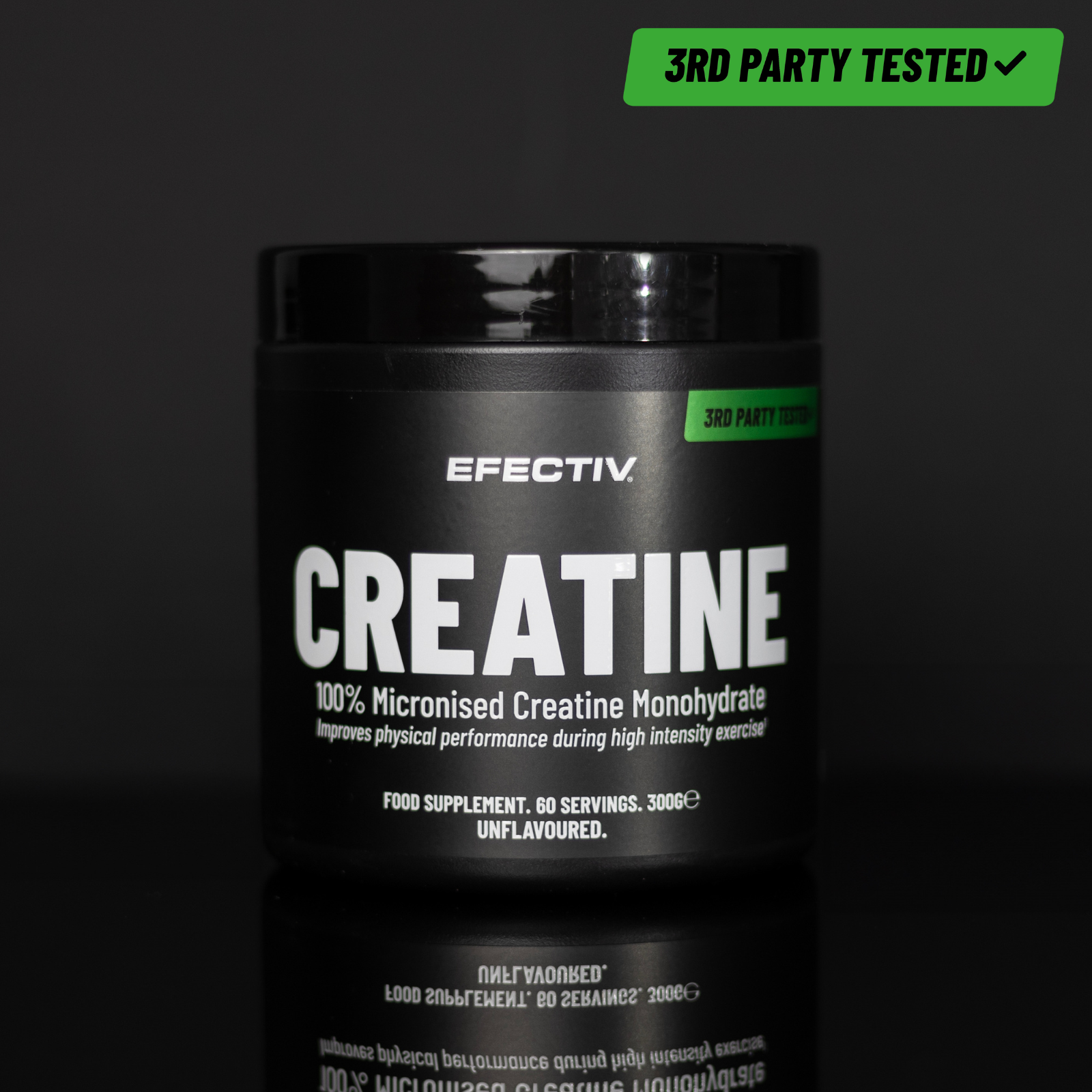 EFECTIV® Creatine Monohydrate | 60 Servings | Strength & Performance