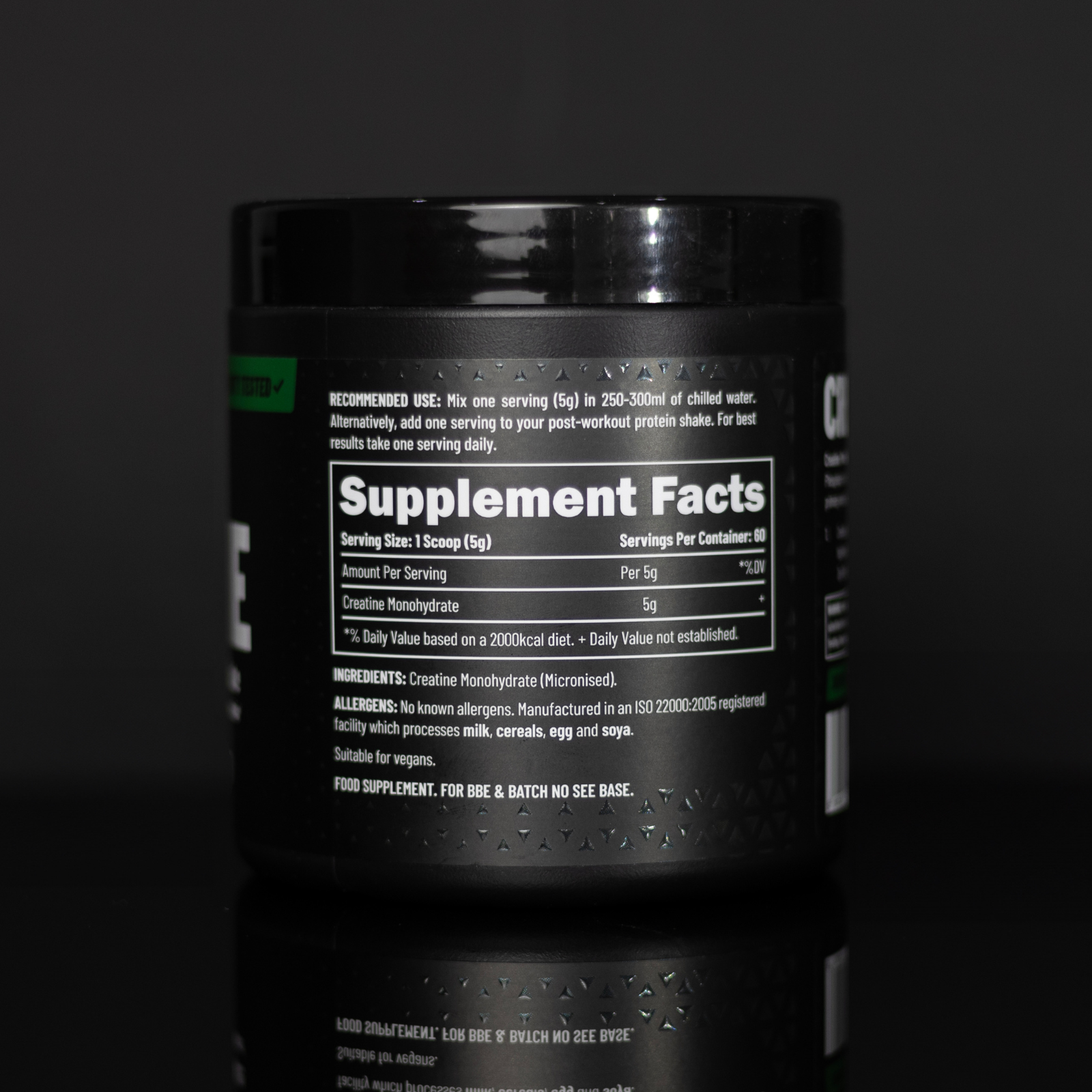 EFECTIV® Creatine Monohydrate | 60 Servings | Strength & Performance