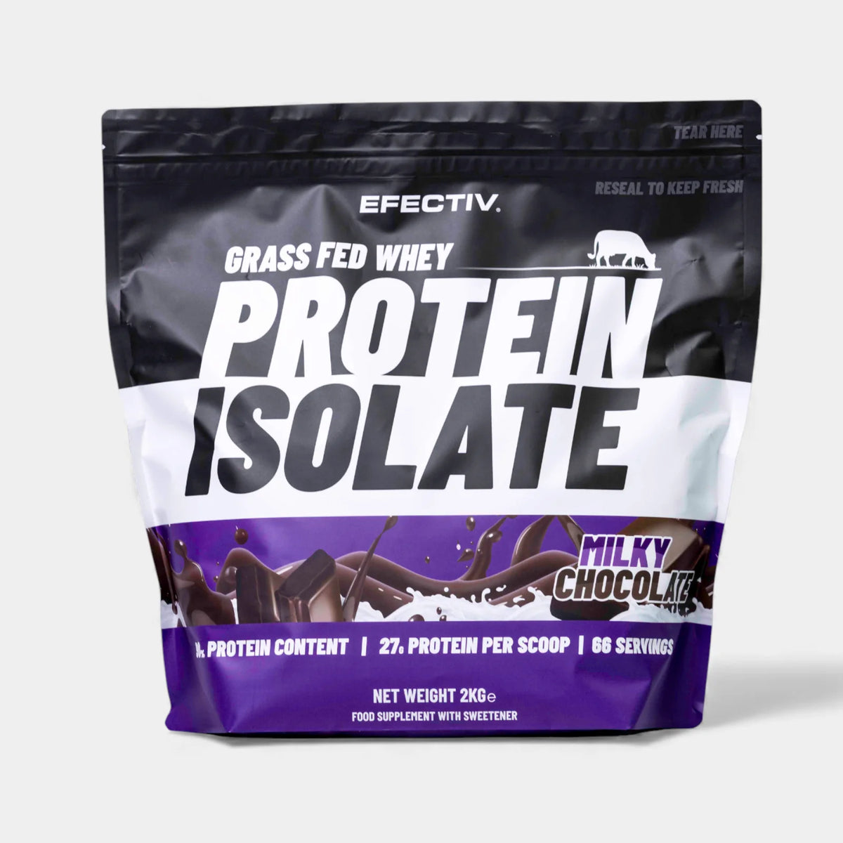 EFECTIV® Grass Fed Whey Protein Isolate | 66 Servings | Muscle Growth