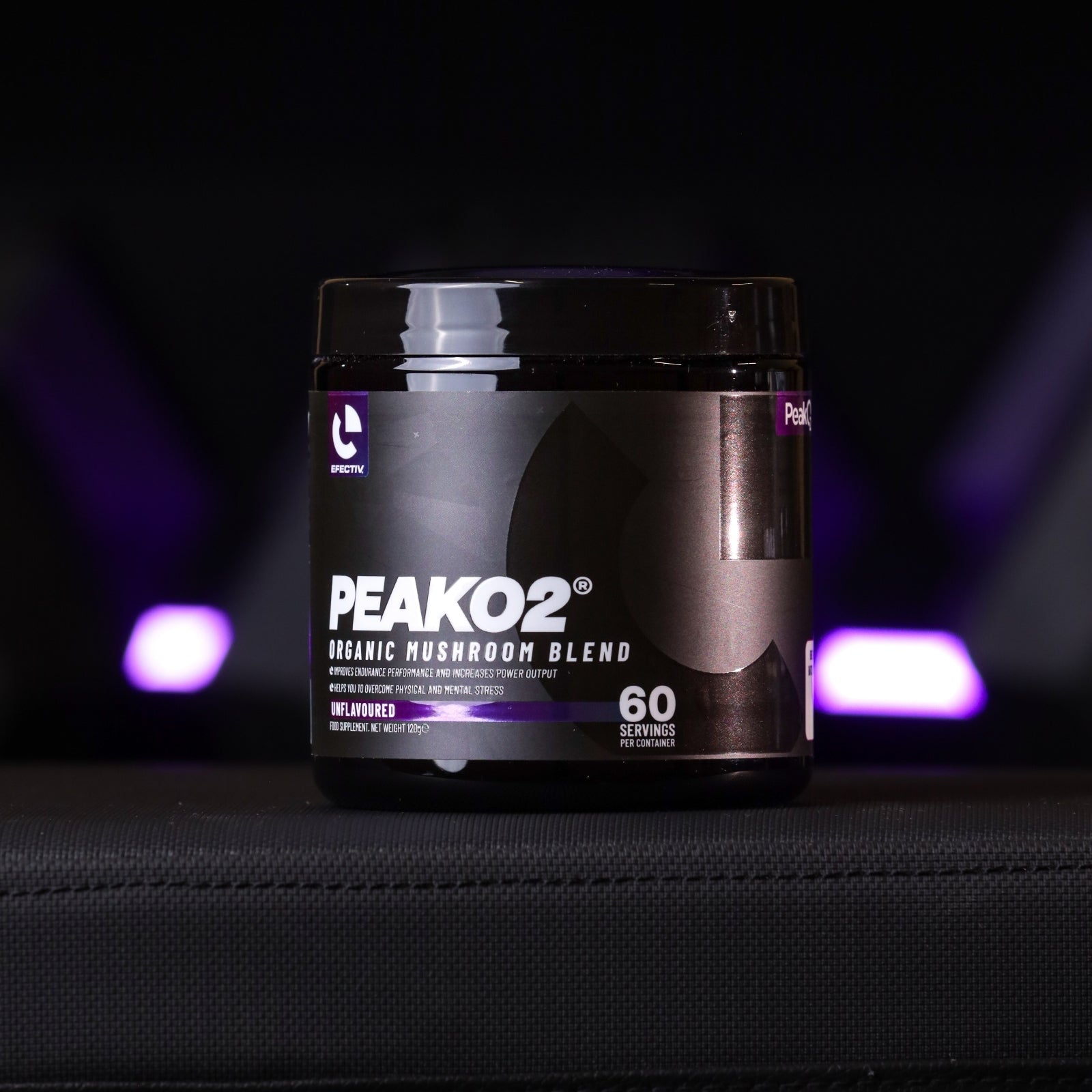 EFECTIV® PeakO2® Organic Mushroom Blend | 60 Servings | VO2 Max