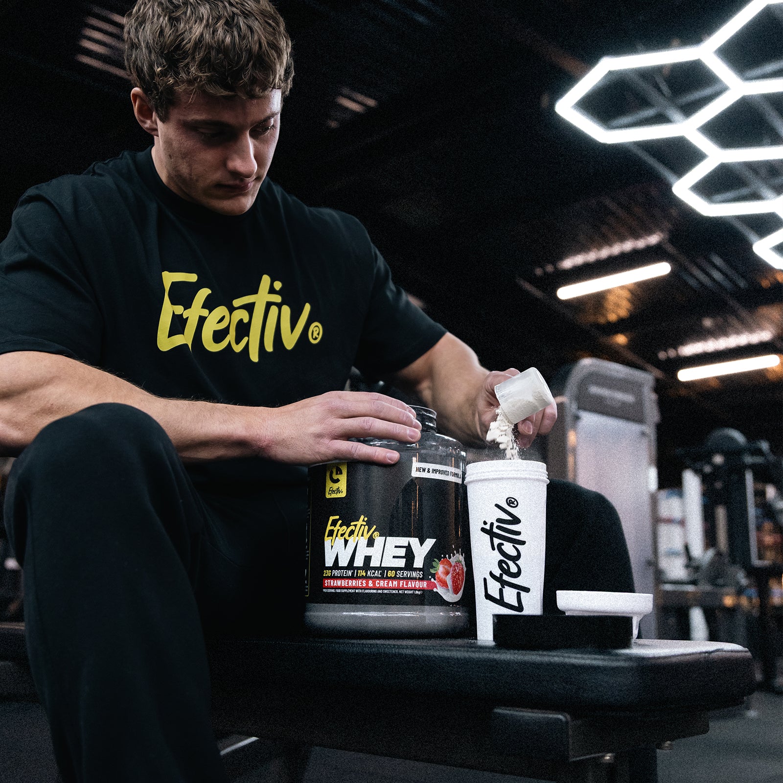 EFECTIV® Whey Protein Powder | 60 Servings | Muscle Growth & Recovery