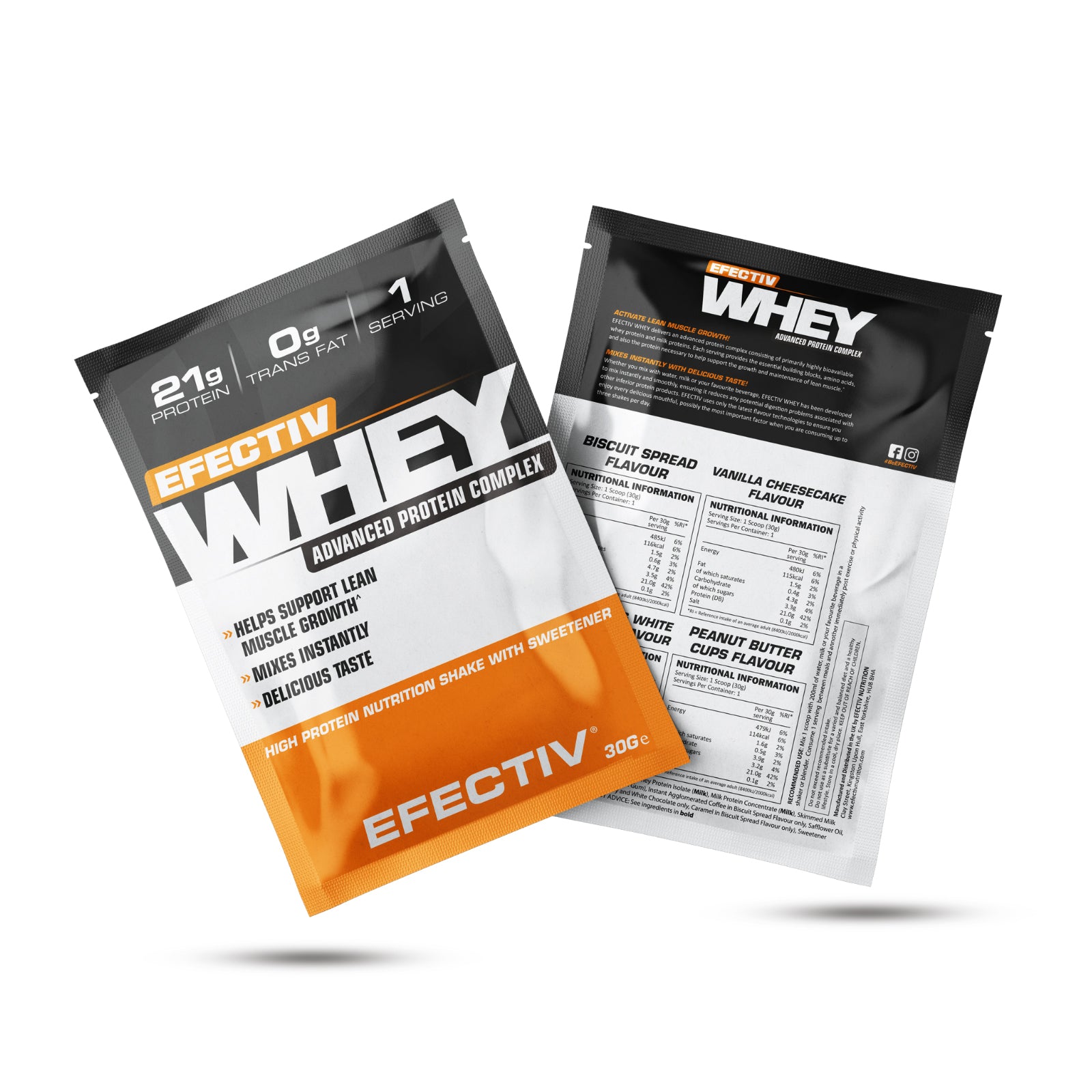 EFECTIV Whey Sample 30g (1 Serving)