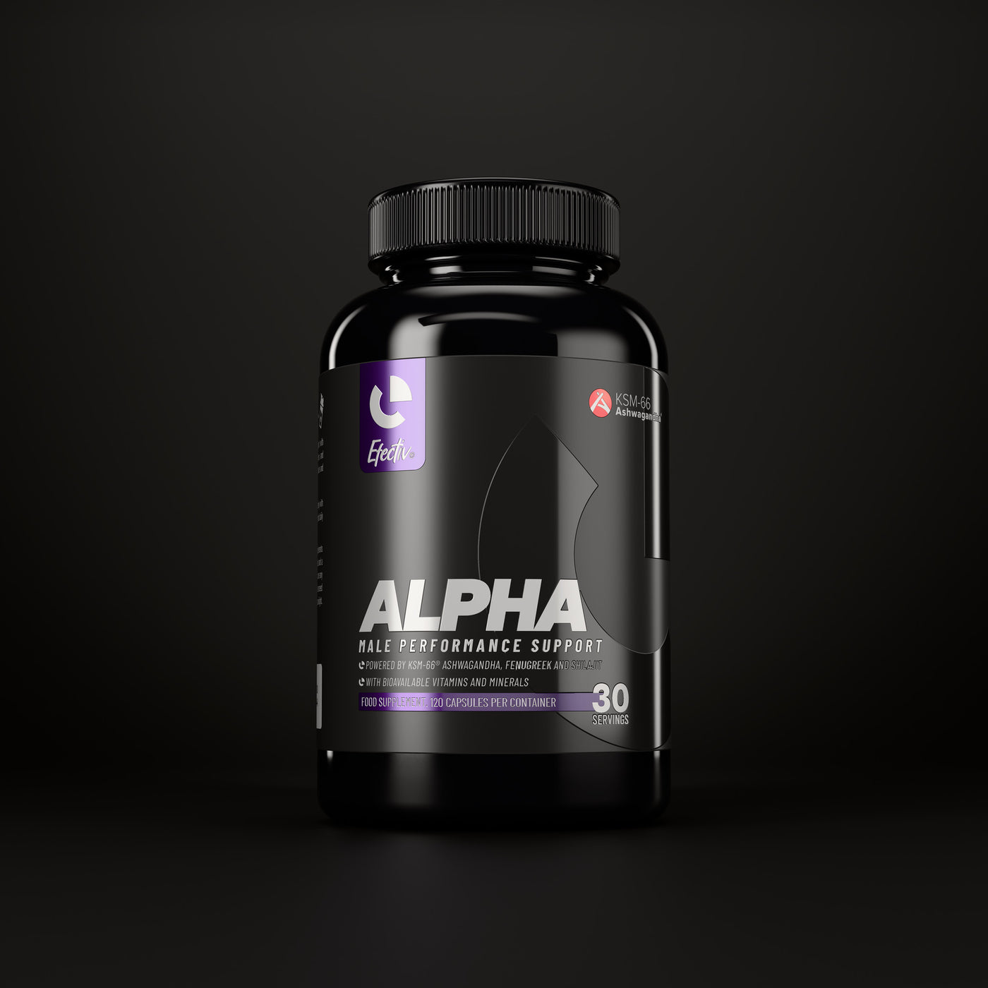 EFECTIV® ALPHA Male Performance Support | 30 Servings