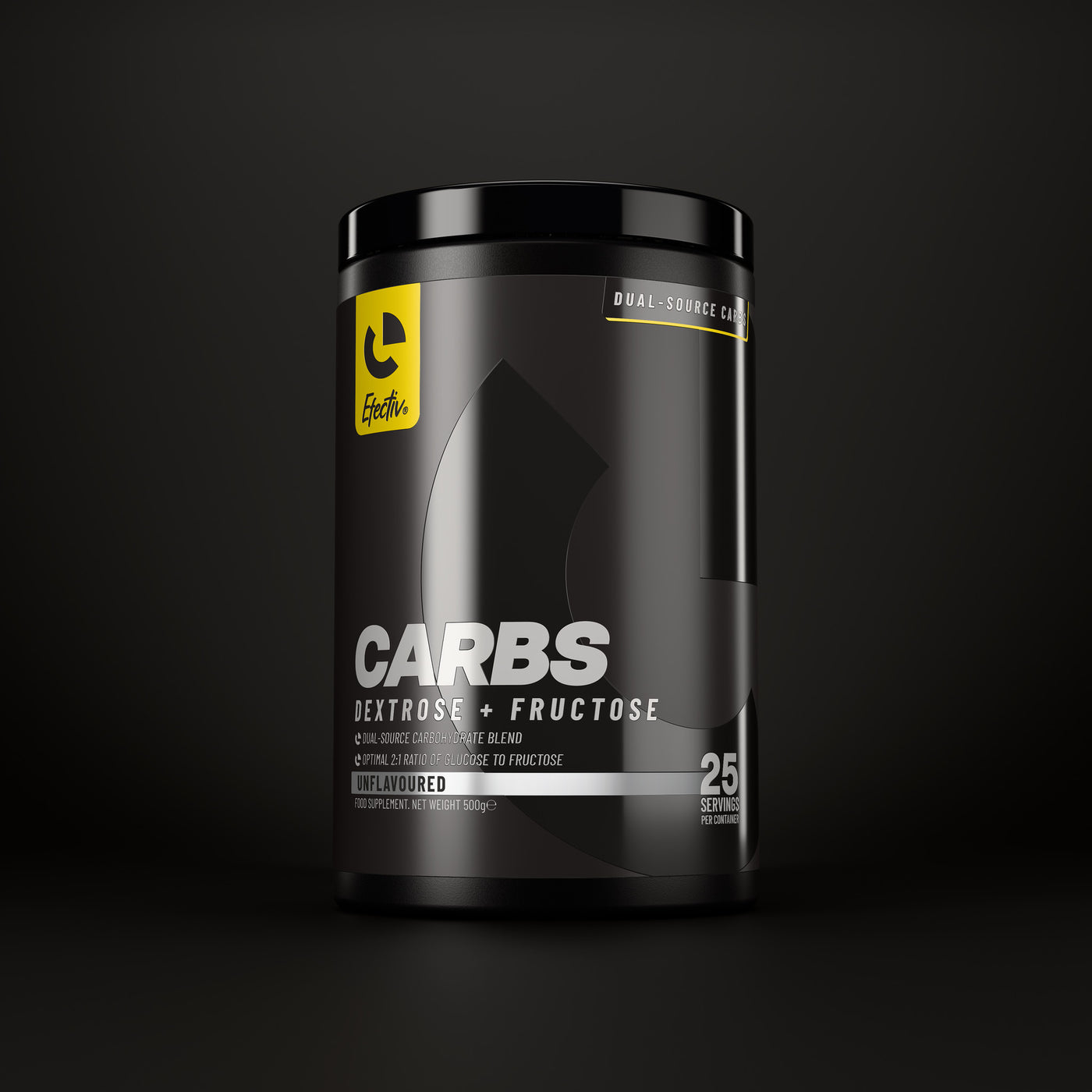 EFECTIV® Carb Powder | 2:1 Dextrose & Fructose Blend | 25 Servings
