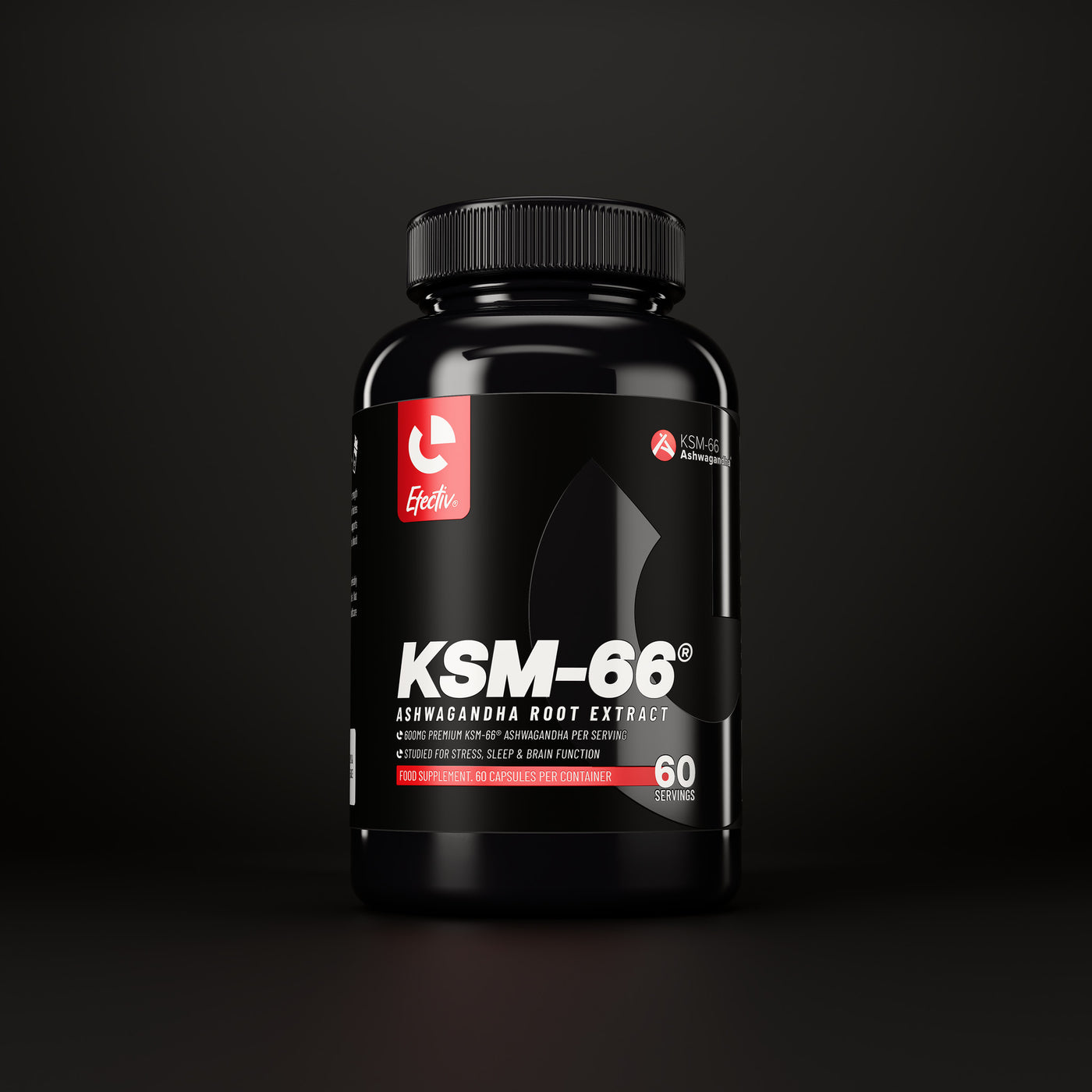 EFECTIV® KSM-66® Ashwagandha | 60 Servings