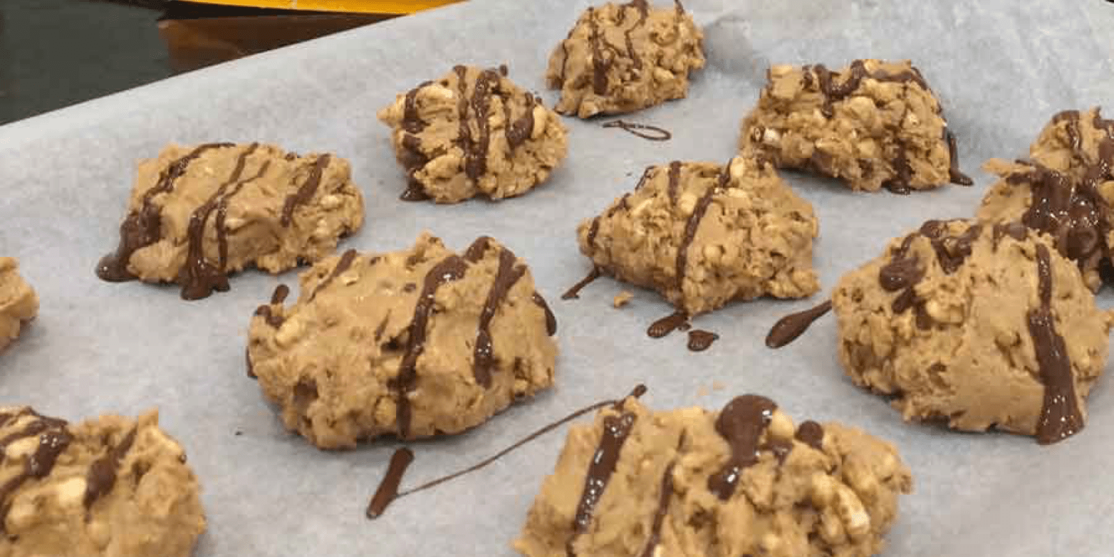 Peanut Butter & Choc Protein Cookies