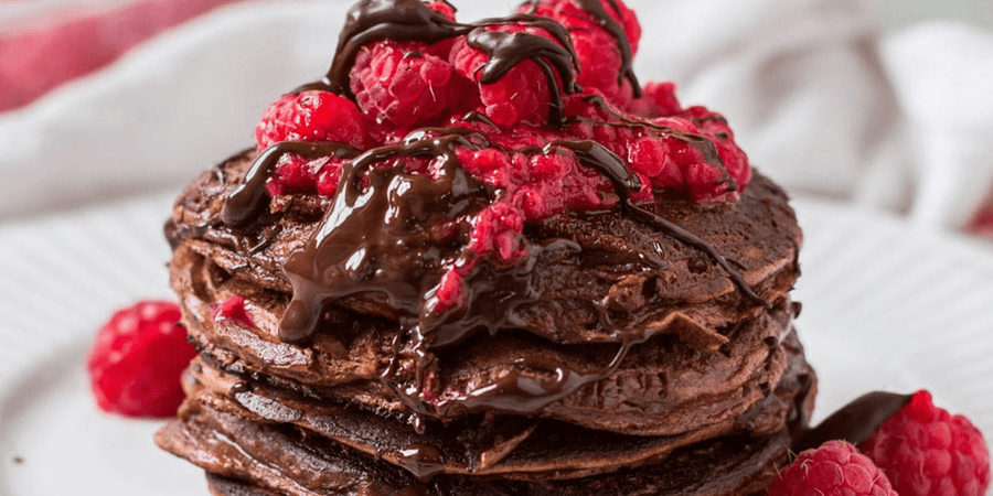 Double Choc Protein Pancakes