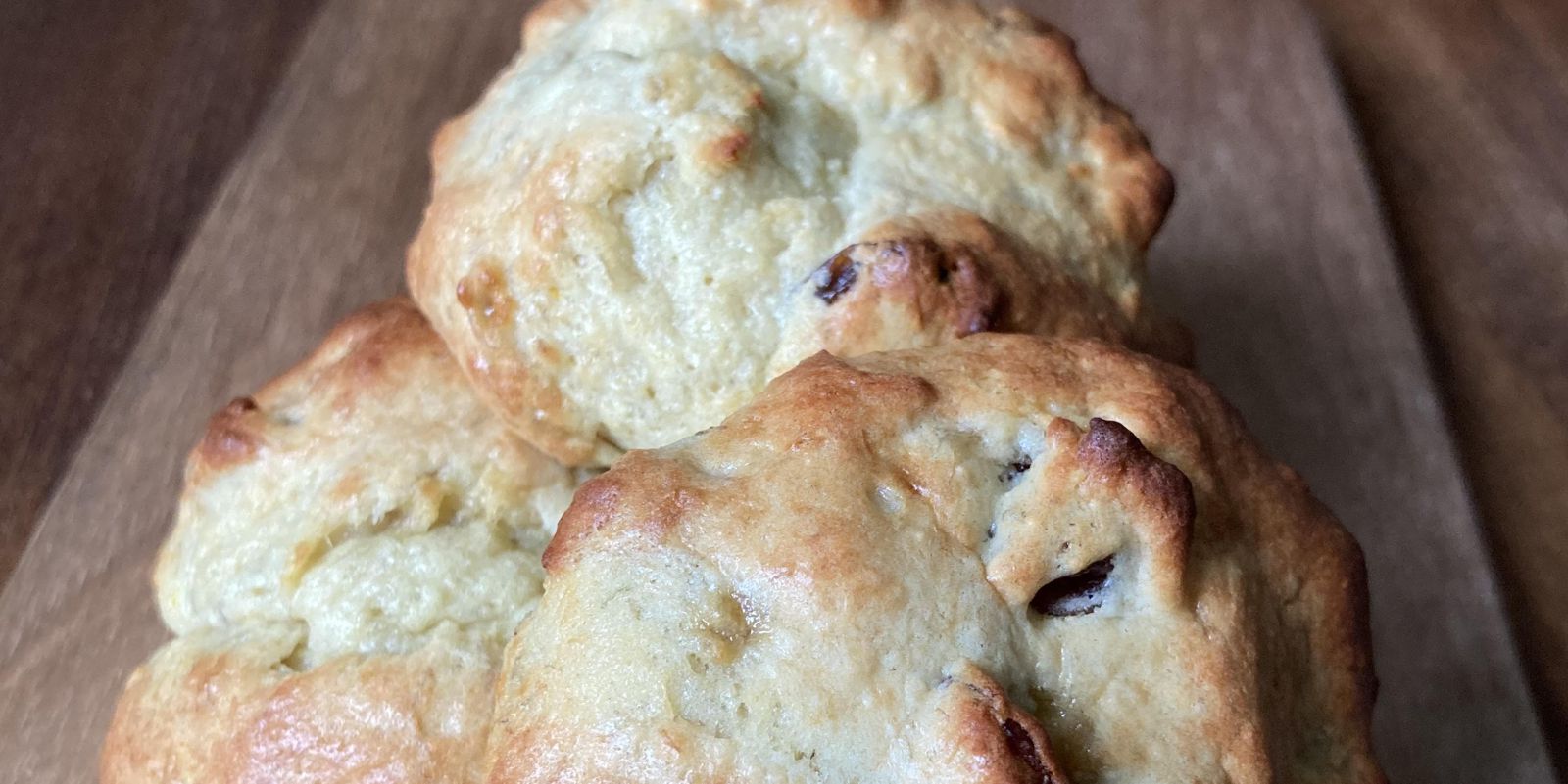 Banana Raisin Protein Cookies