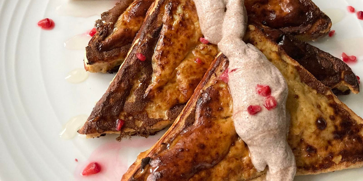Caramelised Protein Gingerbread French Toast With Cinnamon Yoghurt – EFECTIV Nutrition