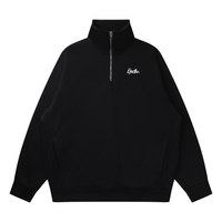 Quarter-Zip Drop Shoulder Sweatshirt - 1