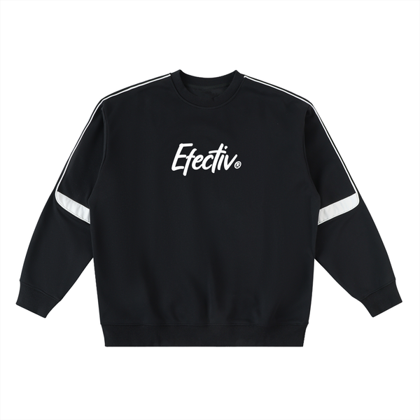 Oversized Crewneck Taped Sweatshirt