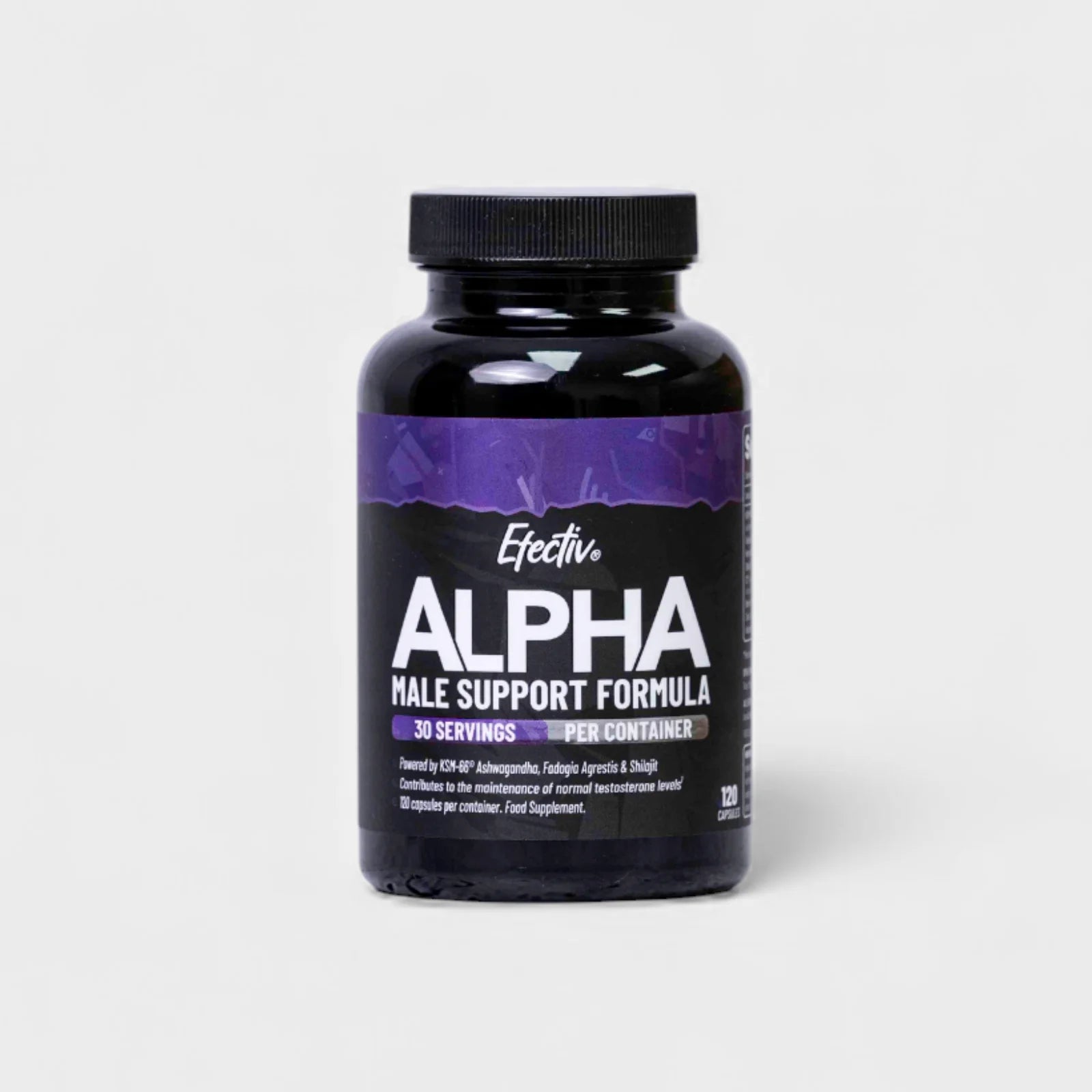 EFECTIV® ALPHA Male Support | 30 Servings | Testesterone Support