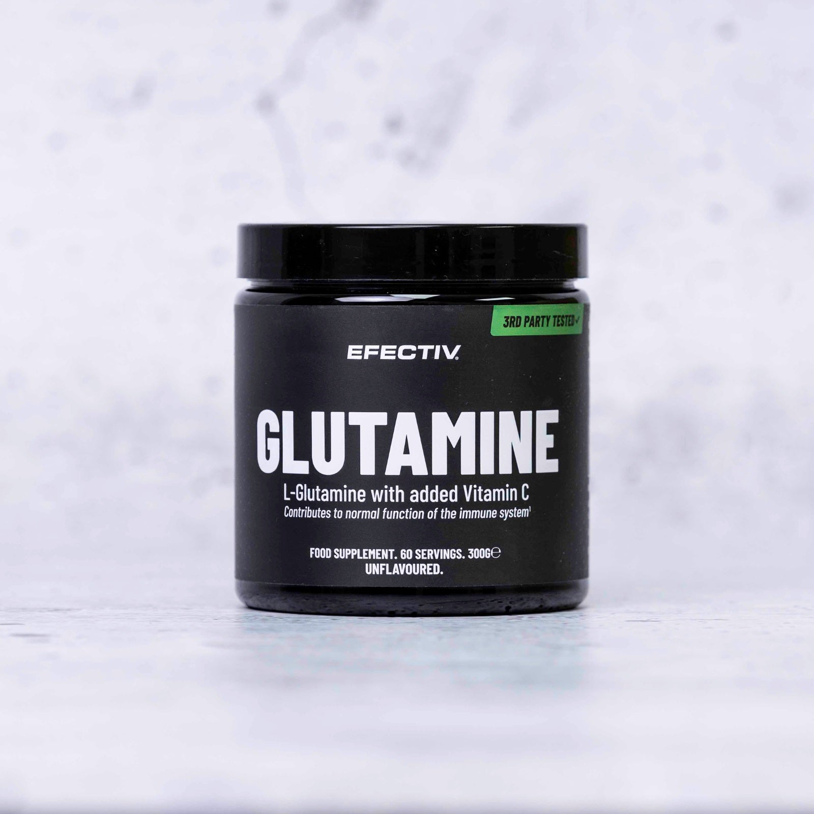 EFECTIV® Glutamine Powder | 60 Servings | Added Vitamin C