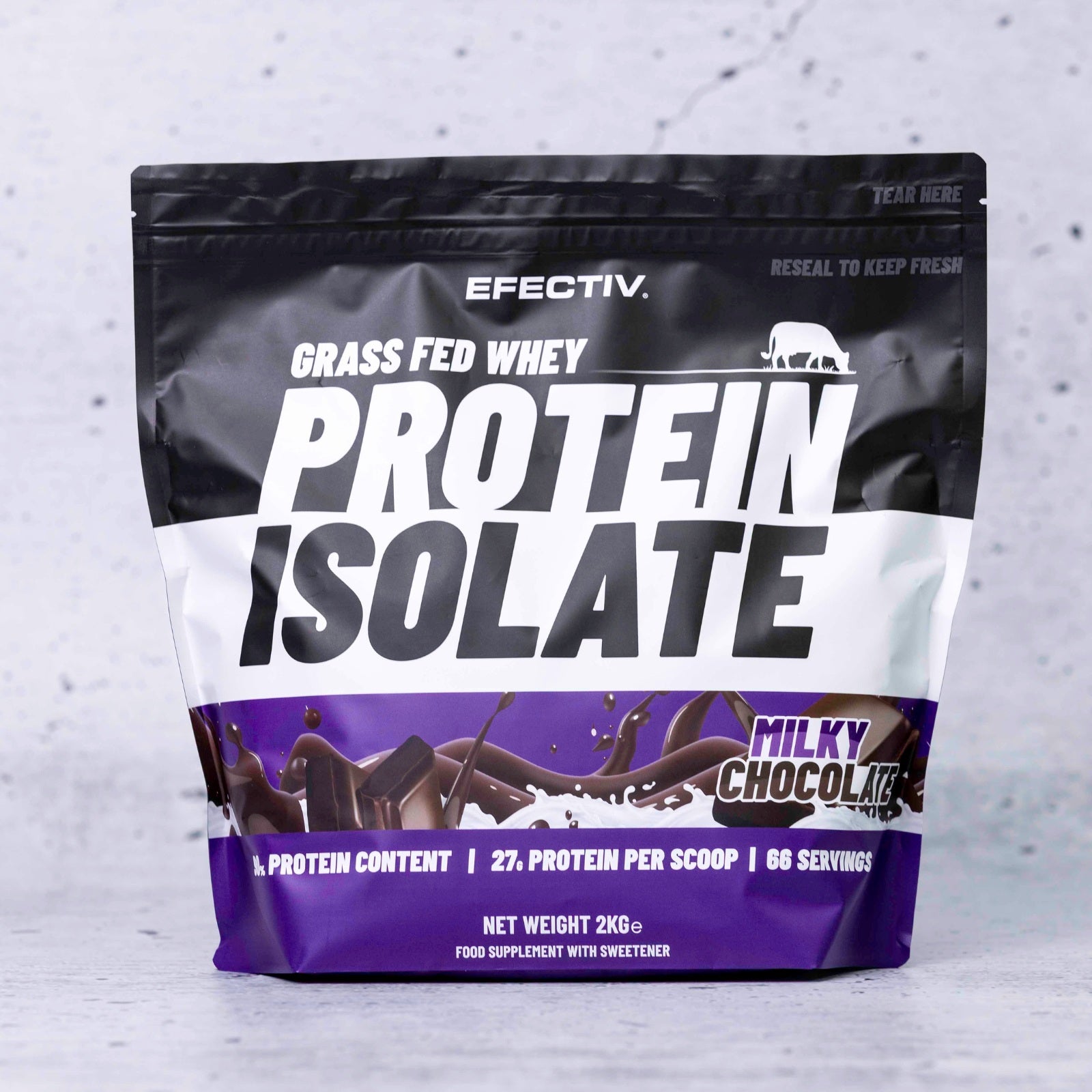 EFECTIV® Grass Fed Whey Protein Isolate | 66 Servings | Muscle Growth