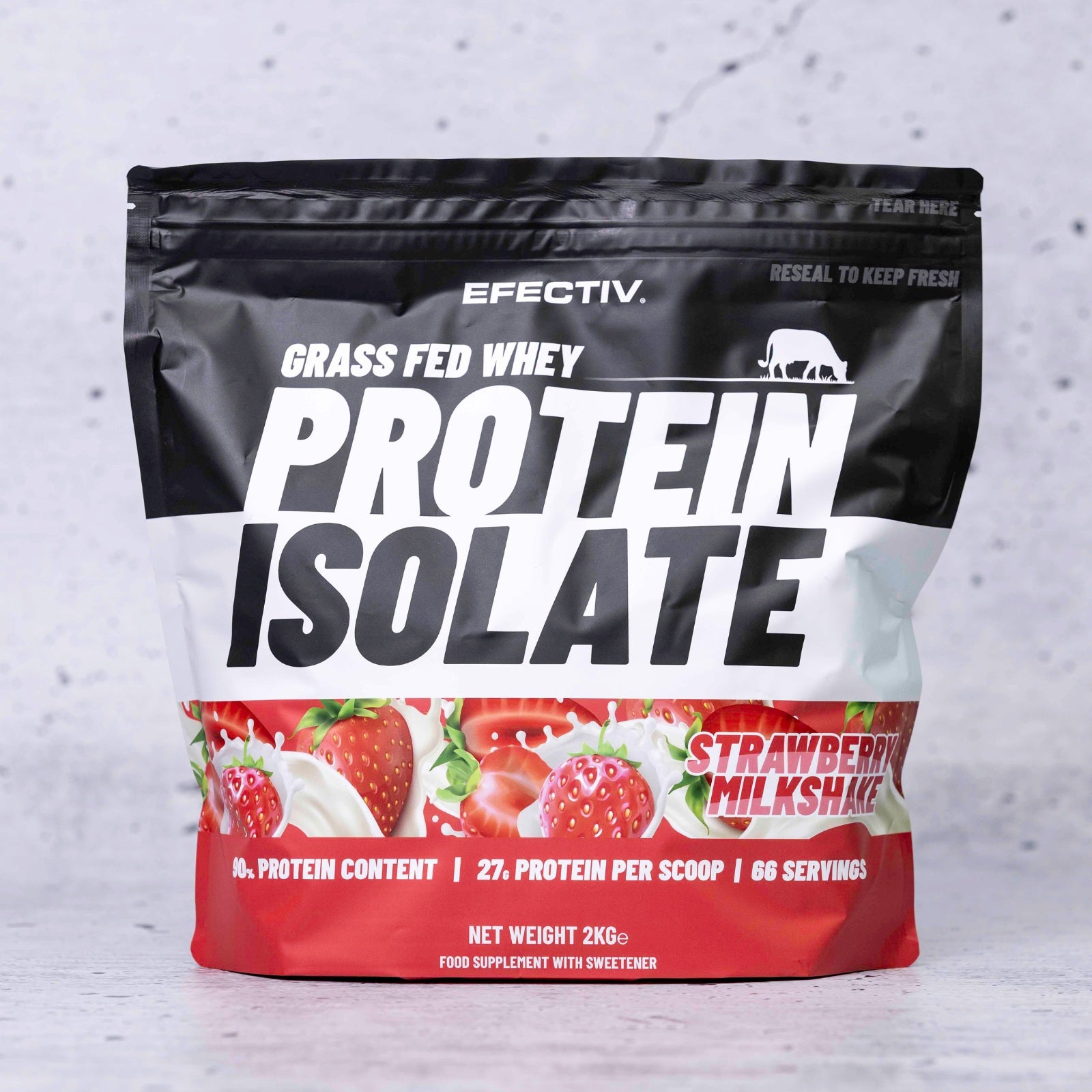 EFECTIV® Grass Fed Whey Protein Isolate | 66 Servings | Muscle Growth