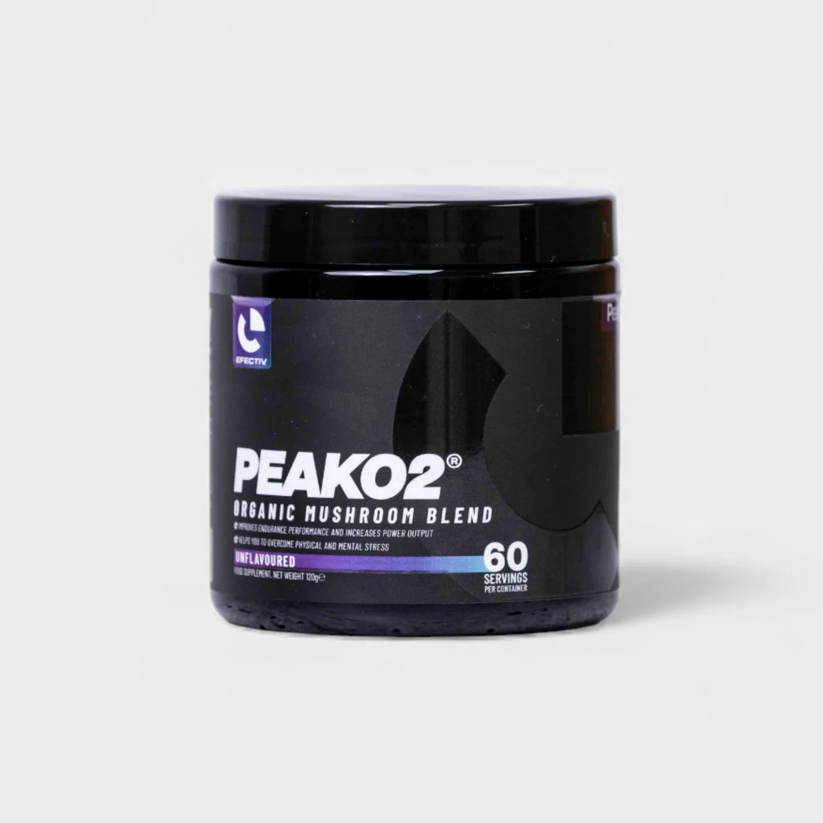 EFECTIV® PeakO2® Organic Mushroom Blend | 60 Servings | VO2 Max