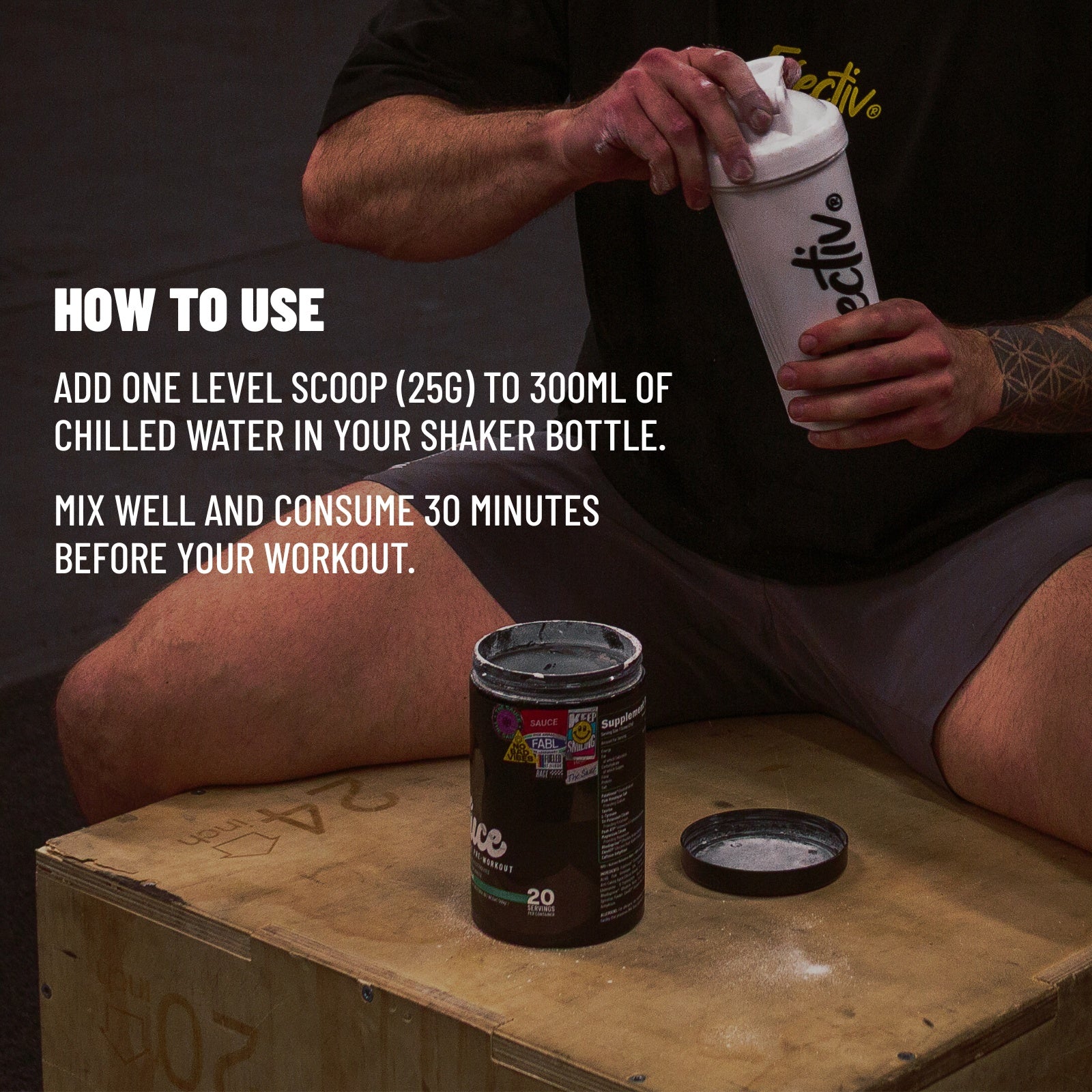 EFECTIV® The Sauce | CrossFit Pre-Workout | 20 Servings
