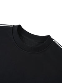 Oversized Crewneck Taped Sweatshirt - 3
