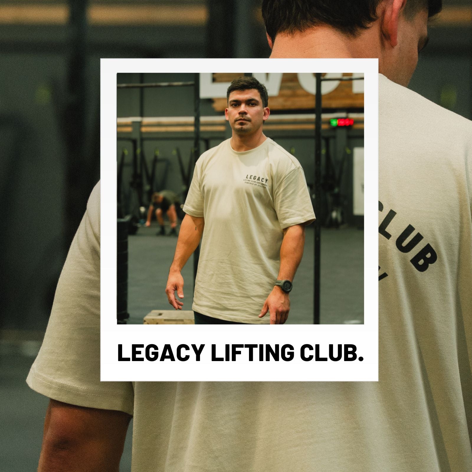 EFECTIV LEGACY Lifting Club Oversized T-Shirt [Sand Edition]