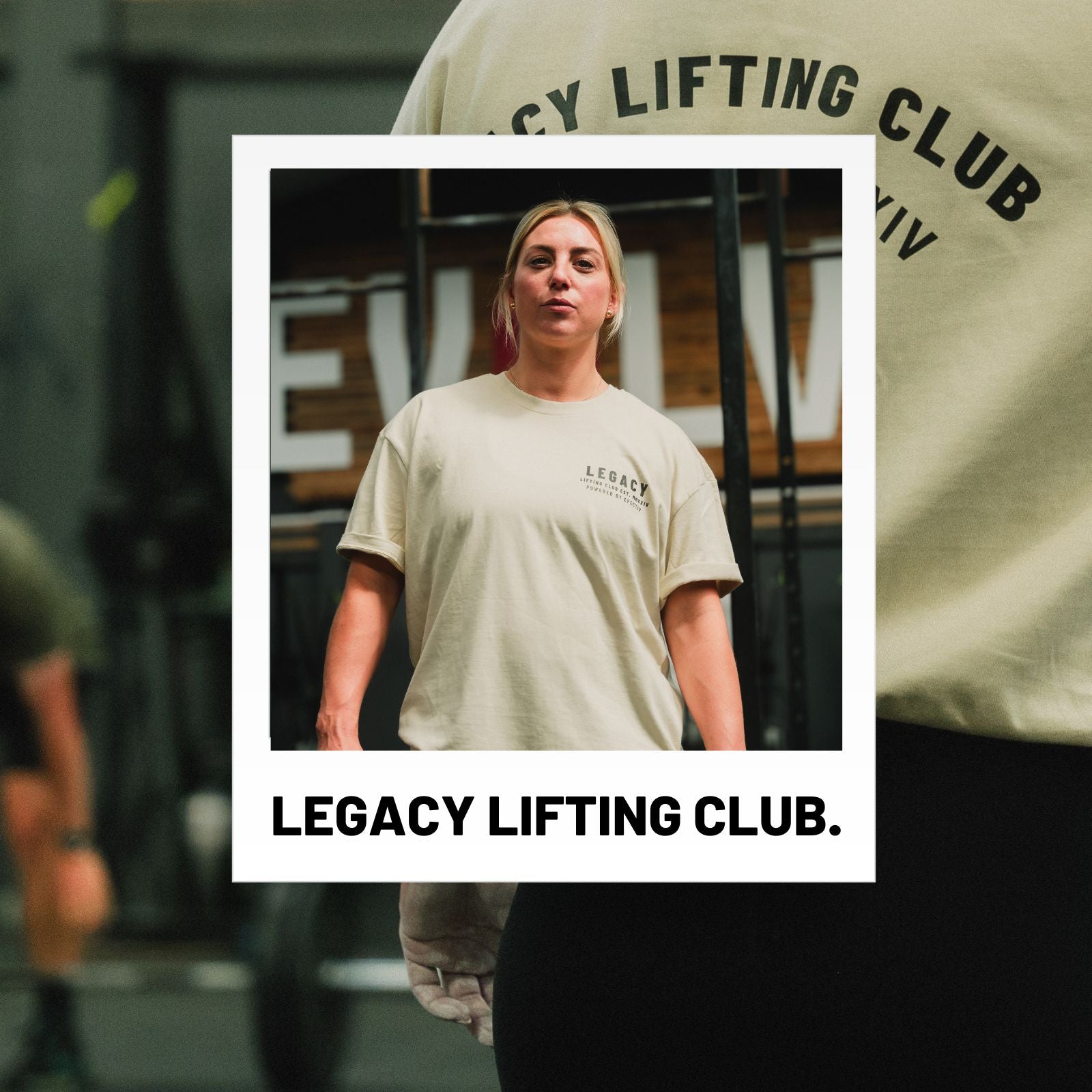 EFECTIV LEGACY Lifting Club Oversized T-Shirt [Sand Edition]