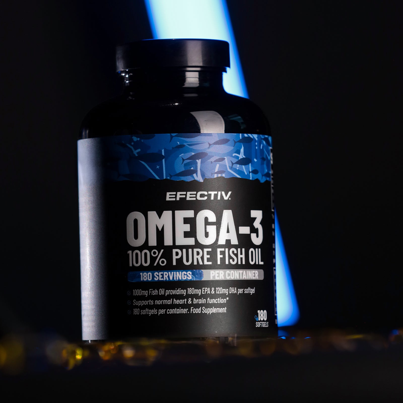 EFECTIV® Omega-3 Fish Oil | 180 Softgels | Heart & Joint Health