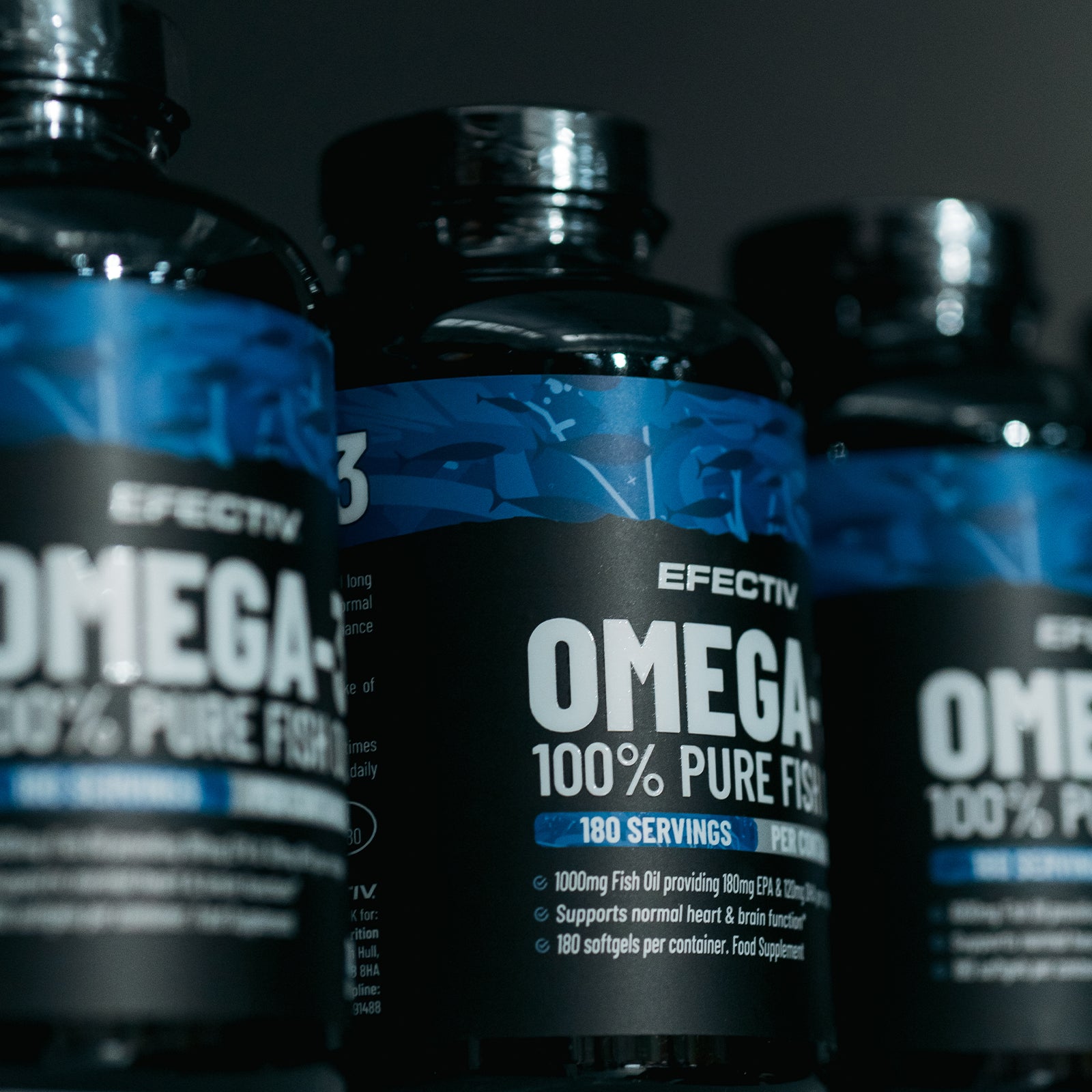 EFECTIV® Omega-3 Fish Oil | 180 Softgels | Heart & Joint Health