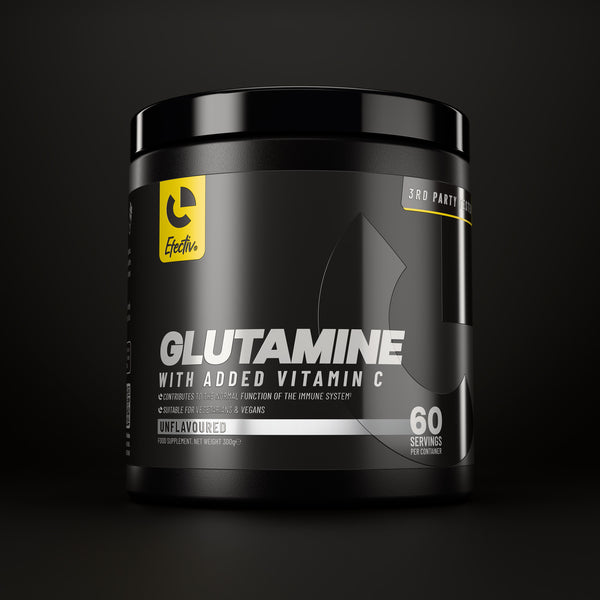 EFECTIV® Glutamine Powder | 60 Servings | Added Vitamin C